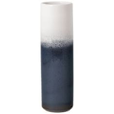 Villeroy & Boch Velká modrobílá váza z kolekce LAVE HOME