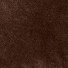 Greatstore Pelíšek pro psy černý a hnědý 69 x 59 x 19 cm plyš a umělá kůže