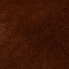 Greatstore Pelíšek pro psy hnědý 85,5 x 70 x 23 cm lněný vzhled flís
