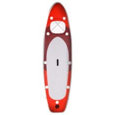 Vidaxl Nafukovací SUP paddleboard a příslušenství červený 300x76x10cm