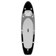 Greatstore Nafukovací SUP paddleboard s příslušenstvím černý 300x76x10 cm