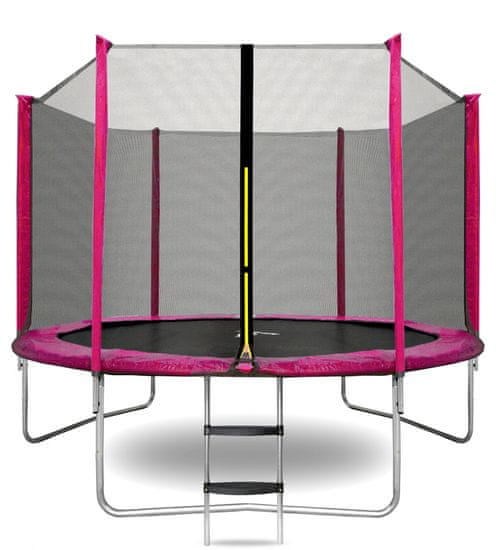 aGa SPORT TOP Trampolína 305 cm Pink + ochranná síť + žebřík