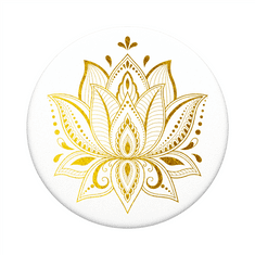 PopSockets PopTop Gen.2, Golden Prana, zlatá mandala, výměnný vršek