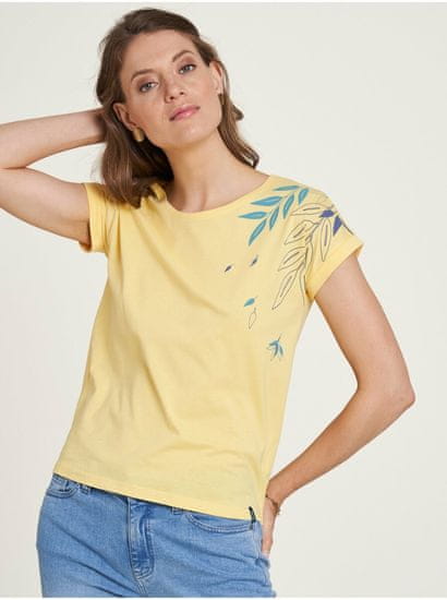 Tranquillo Žluté dámské tričko Tranquillo