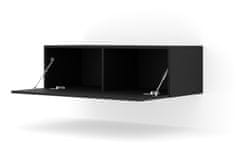Homlando TV stolek BINGO 100 cm závěsná černý mat 