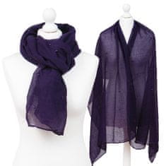 Aleszale Velký dámský šátek v pastelových barvách - fialový