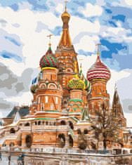 ZUTY Diamantové malování - SAINT BASIL'S CATHEDRAL V MOSKVĚ 40x50 cm bez rámu a bez vypnutí plátna