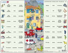 LARSEN Puzzle Angličtina 10: Záchranáři 54 dílků