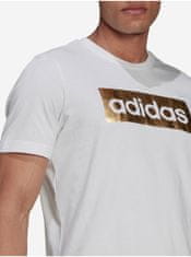 Adidas Bílé pánské tričko adidas Performance M