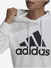 Adidas Bílá dámská mikina s kapucí adidas Performance M