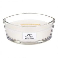 Woodwick svíčka loď White Tea & Jasmine 453.6 g