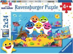 Ravensburger Puzzle Baby Shark 2x24 dílků