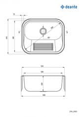 Deante DEANTE Prací dřez ZYK_0100 (sifon ZXY_9965) - Deante
