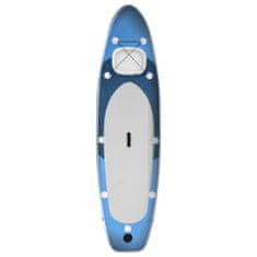 Vidaxl Nafukovací SUP paddleboard s příslušenstvím modrý 360x81x10 cm