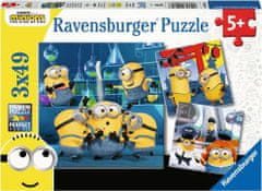 Ravensburger Puzzle Mimoni 2: Padouch přichází 3x49 dílků