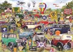 Gibsons Puzzle Motoring Memorabilia Rally 1000 dílků