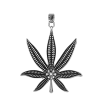 SSTEEL Přívěsek Cannabis PRCHO009 Chirurgická ocel