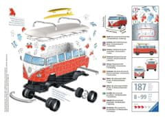 Ravensburger 3D puzzle Autobus Volkswagen T1 162 dílků