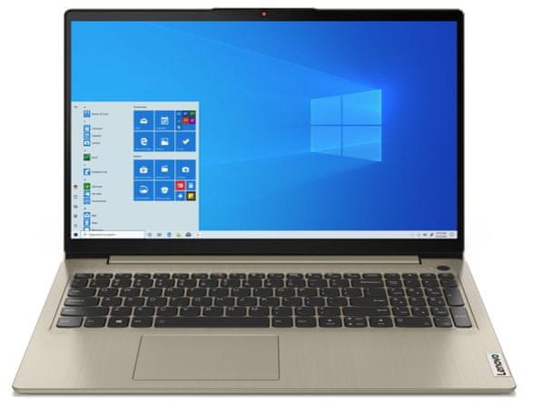 Notebook Lenovo IdeaPad 3 15ITL6 (82H801XLCK) lehký přenosný Wi-Fi ax Bluetooth HDMI 15,6 palců FullHD displej s velmi vysokým rozlišením excelentní zvuk audio výkonný procesor Intel UHD Graphics