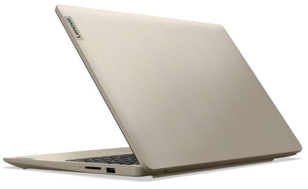 Notebook Lenovo IdeaPad 3 15ITL6 (82H801XLCK) lehký přenosný Wi-Fi ax Bluetooth HDMI 15,6 palců FullHD displej s velmi vysokým rozlišením excelentní zvuk audio výkonný procesor Intel UHD Graphics