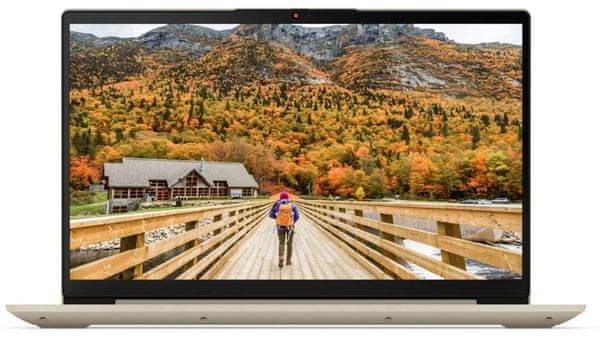 Notebook Lenovo IdeaPad 3 15ITL6 (82H801XLCK) lehký přenosný Wi-Fi ax Bluetooth HDMI 15,6 palců FullHD displej s velmi vysokým rozlišením excelentní zvuk audio výkonný procesor Intel UHD Graphics