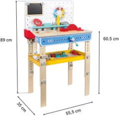 Leomark Dřevěný pracovní stůl - Junior Constructor 270