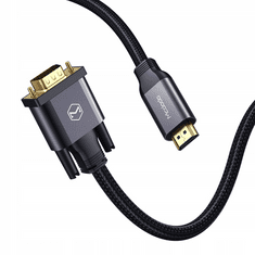 Mcdodo MCDODO KABEL HDMI NA VGA ČERNÝ 2M CA-7770