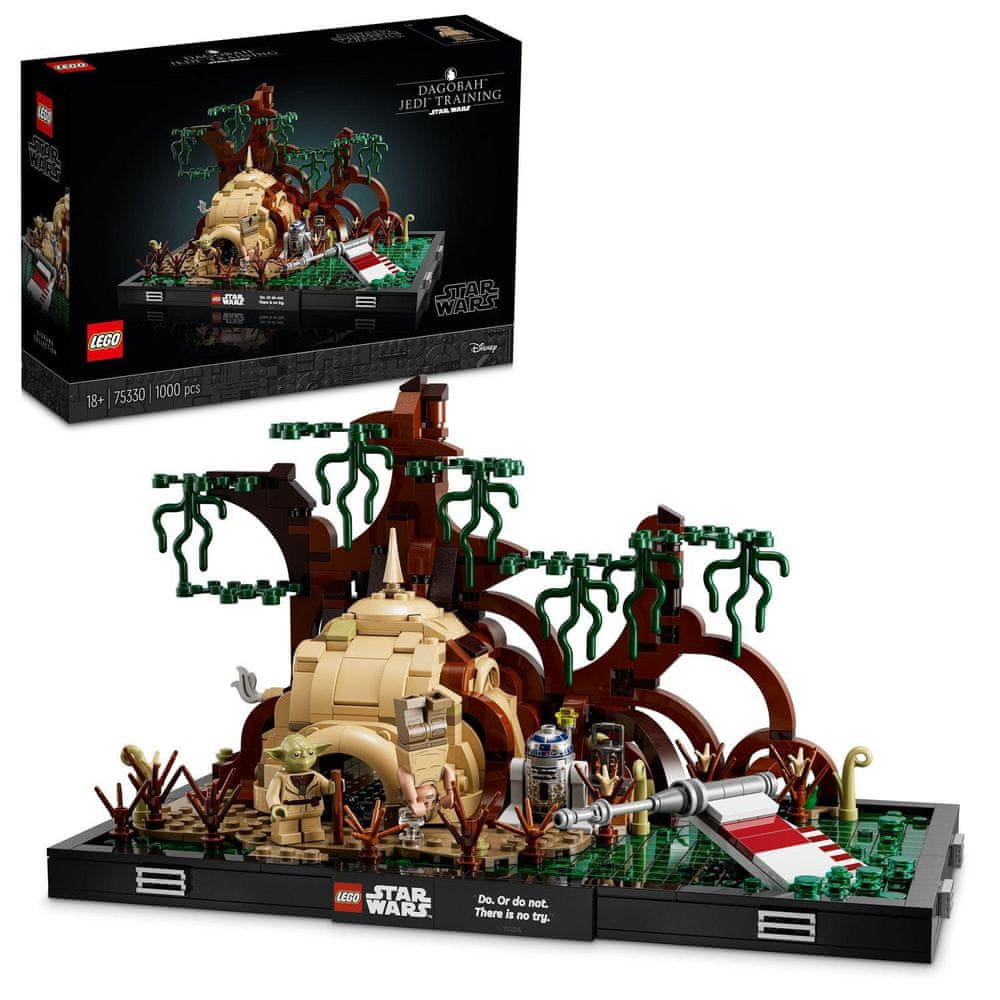 LEGO Star Wars 75330 Jediský trénink na planetě Dagobah – diorama - rozbaleno