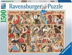 Ravensburger RAVENSBURGER Puzzle Láska v průběhu věků 1500 dílků