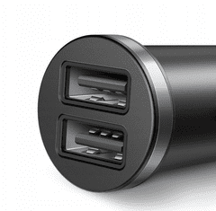 Mcdodo MCDODO AUTONABÍJEČKA SÉPIE 2X USB ČERNÁ 2,4A CC-6601