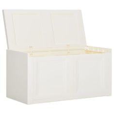 Vidaxl Box na podušky bílý 86 x 40 x 42 cm 85 l