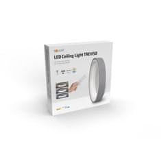 Solight LED stropní světlo kulaté Treviso, 48W, 2880lm, stmívatelné, dálkové ovládání, šedá, WO768-G