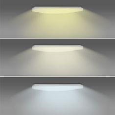Solight LED SMART WIFI stropní světlo, 28W, 1960lm, 3000-6000K, čtvercové, 38cm, WO771