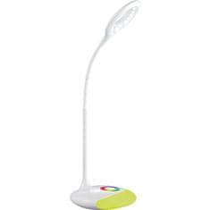 Solight LED stolní lampička nabíjecí, 5W, RGB podsvícení, stmívatelná, USB napájení, WO44