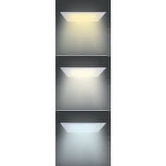 Solight LED mini panel CCT, podhledový, 24W, 1800lm, 3000K, 4000K, 6000K, čtvercový, WD145