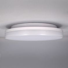 Solight LED venkovní osvětlení, přisazené, kulaté, IP54, 24W, 1920lm, 4000K, 28cm, WO733-1