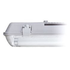 Solight stropní osvětlení prachotěsné, G13, pro 2x 150cm LED trubice, IP65, 160cm, WO513