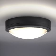 Solight LED venkovní osvětlení se senzorem Siena, šedé, 20W, 1500lm, 4000K, IP54, 23cm, WO781-G-M