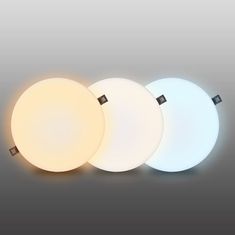 Solight LED podhledové svítidlo CCT, IP44, 20W, 1800lm, 3000K, 4000K, 6000K, kulatý, WD222