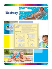 Bestway  62068 sada na opravu bazénů a nafukovadel, 10 ks, 65x65 mm