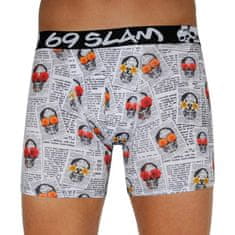 69 SLAM 3PACK pánské boxerky fit mix (3/1/69SL) - velikost M