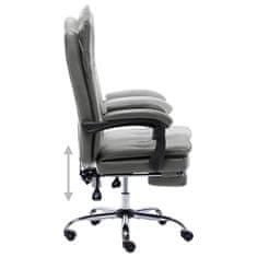 Vidaxl Kancelářská židle antracitová umělá kůže