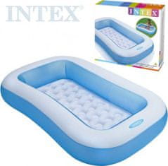 Intex INTEX Bazén obdélníkový nafukovací 166x100x28cm modro-bílý 57403