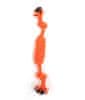 Surtep Animals Hračka pro psa bavlněný válec dva knoty 26 cm/36 g Oranžová