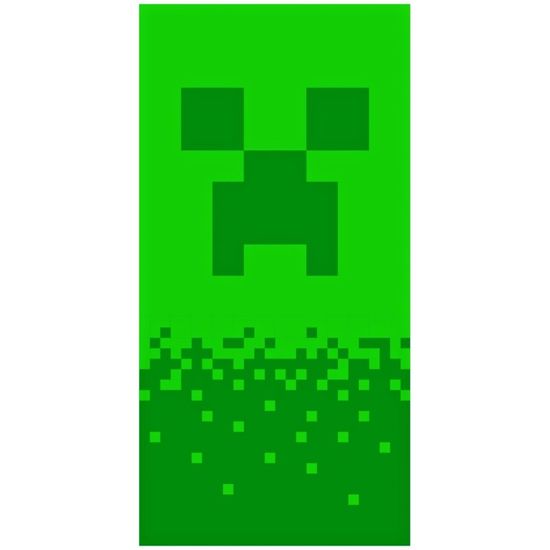 Jerry Fabrics Plážová osuška Minecraft - Digital Creeper