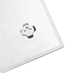 Vidaxl Nástěnná magnetická tabule skleněná 80 x 60 cm