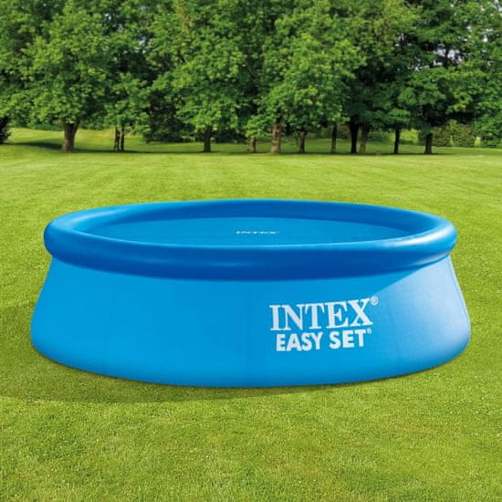 Greatstore Intex Solární plachta na bazén modrá 244 cm polyethylen