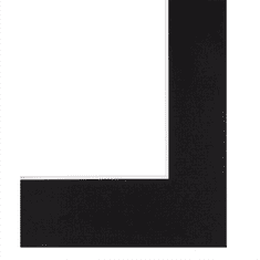 Hama pasparta, černá, 40x50 cm/ 30x40 cm