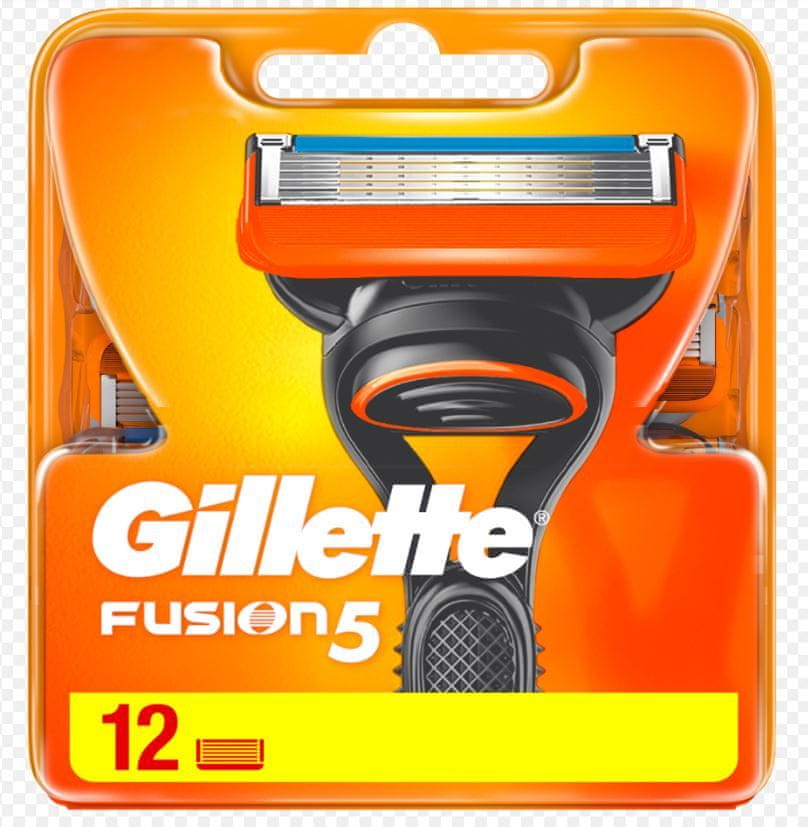 Gillette Fusion5 Náhradní hlavice k pánskému holicímu strojku 12 ks