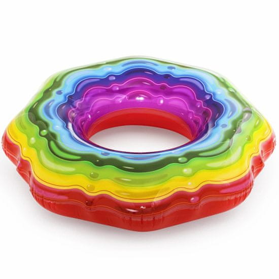 Bestway Nafukovací kruh 36163 RAINBOW RIBBON TUBE JELLY 115 cm červená červená